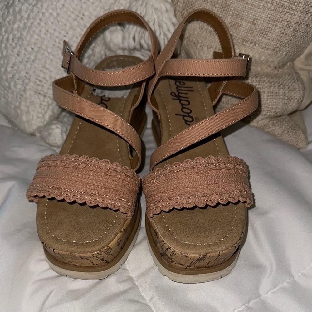 Jellypop Brown Sandals with Braided Straps